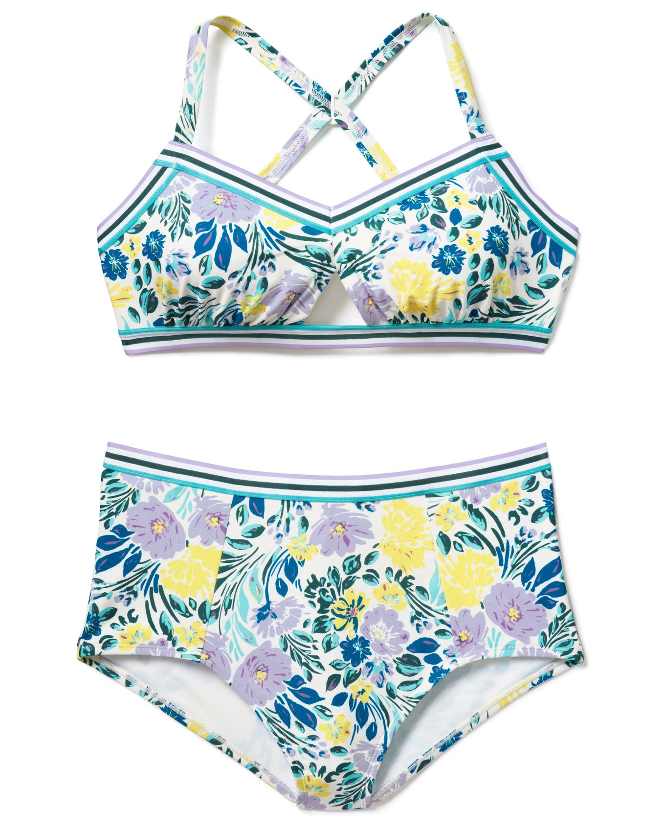 Printed Boost Balconette Bra With Cutout