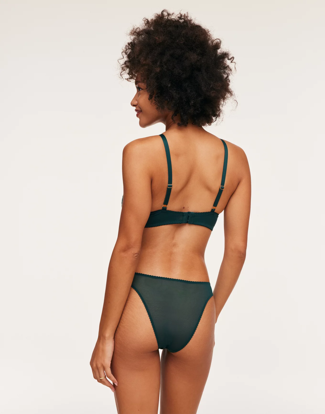 H & M - Push-up balconette bikini top - Green, Compare