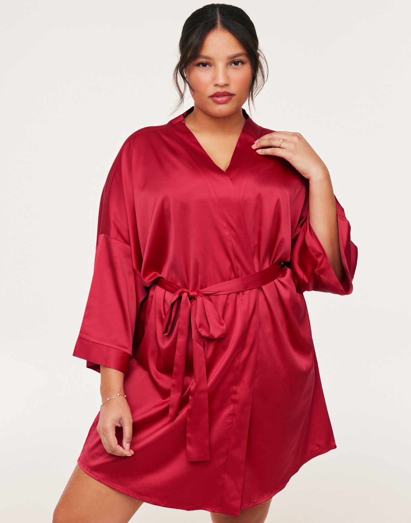 Hot Two Piece Satin Robe & Night Dress for Women X301Mg – Klamotten