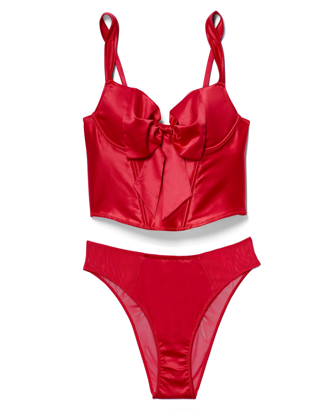 Arianna Dark Red Contour Bustier, 30A38DD Adore Me