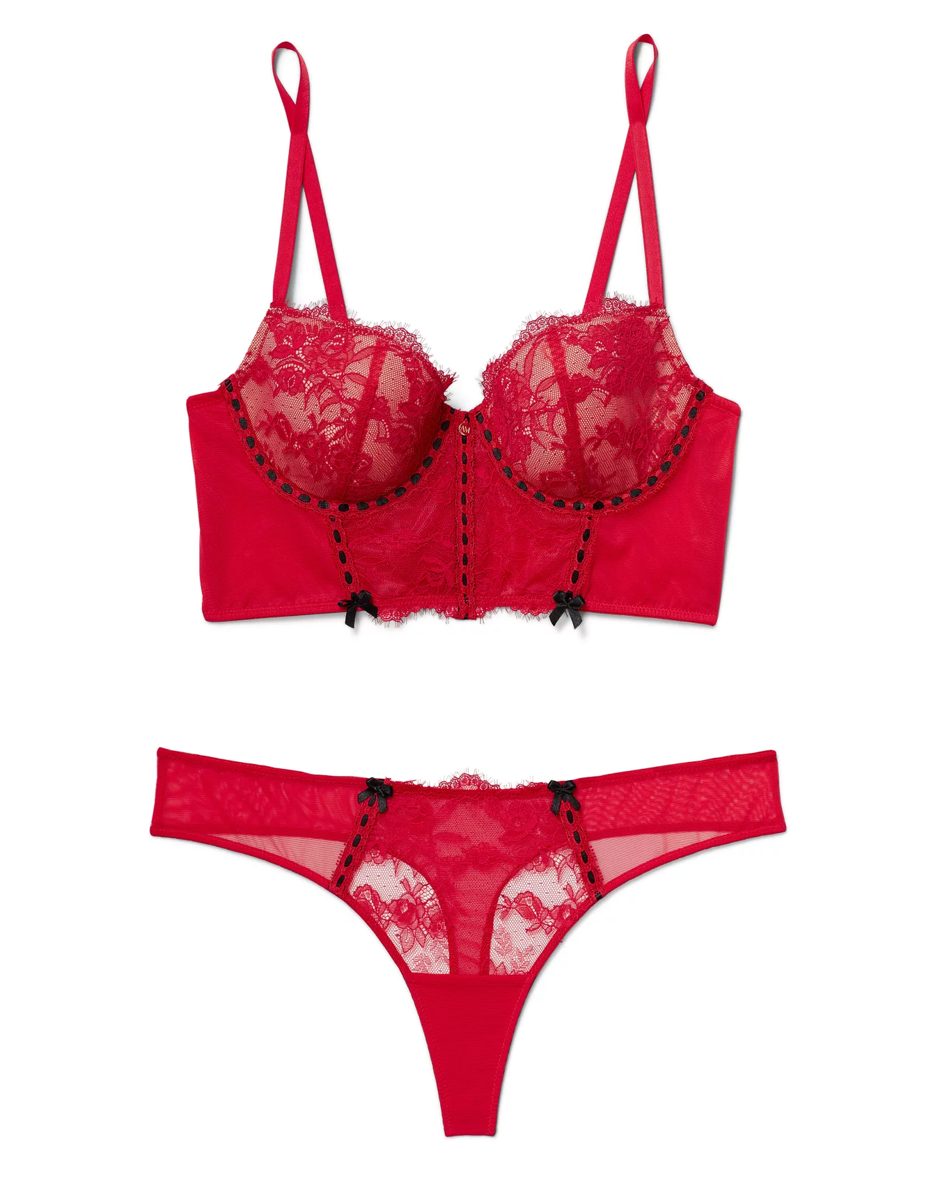 Buy DAGİ Underwire Lace Contouring Red Bra Online