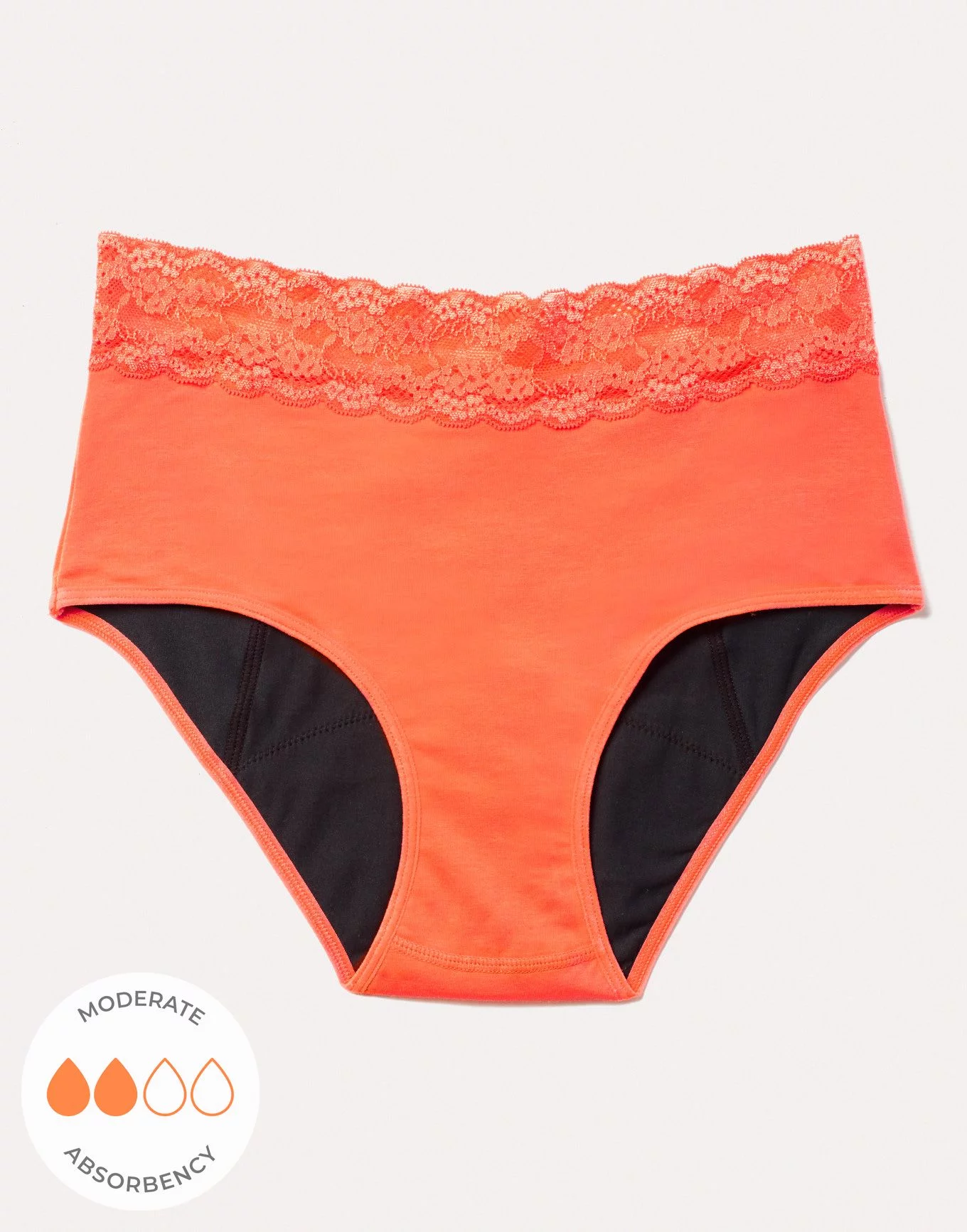 JDEFEG Home Wear for Women Cotton Women's High Waist Belly Closing and  Lifting Pattern Underwear Underwear Women Brief Polyester Orange M 