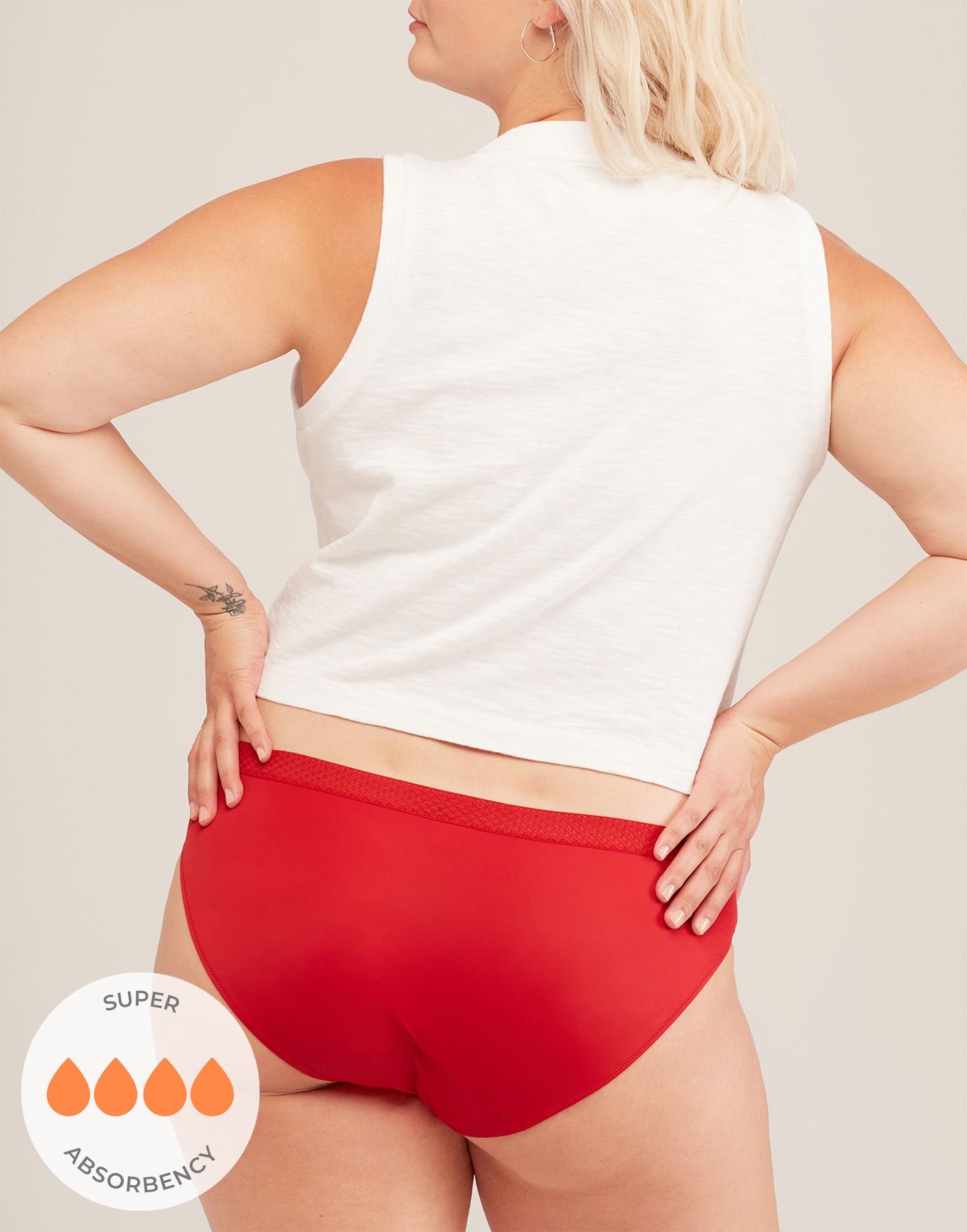 Buy CUKOO Women Red Nylon Bikini Panty Online at Best Prices in