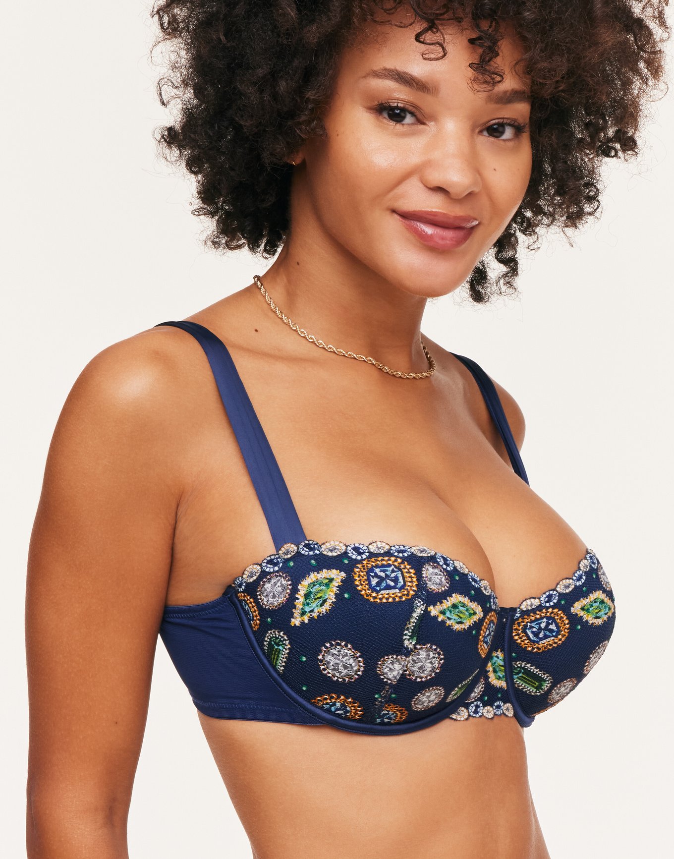 NEW Floral 44 G / 44G Underwire Molded Cup Full Coverage Balconette Bra  ADORE ME on eBid Ireland