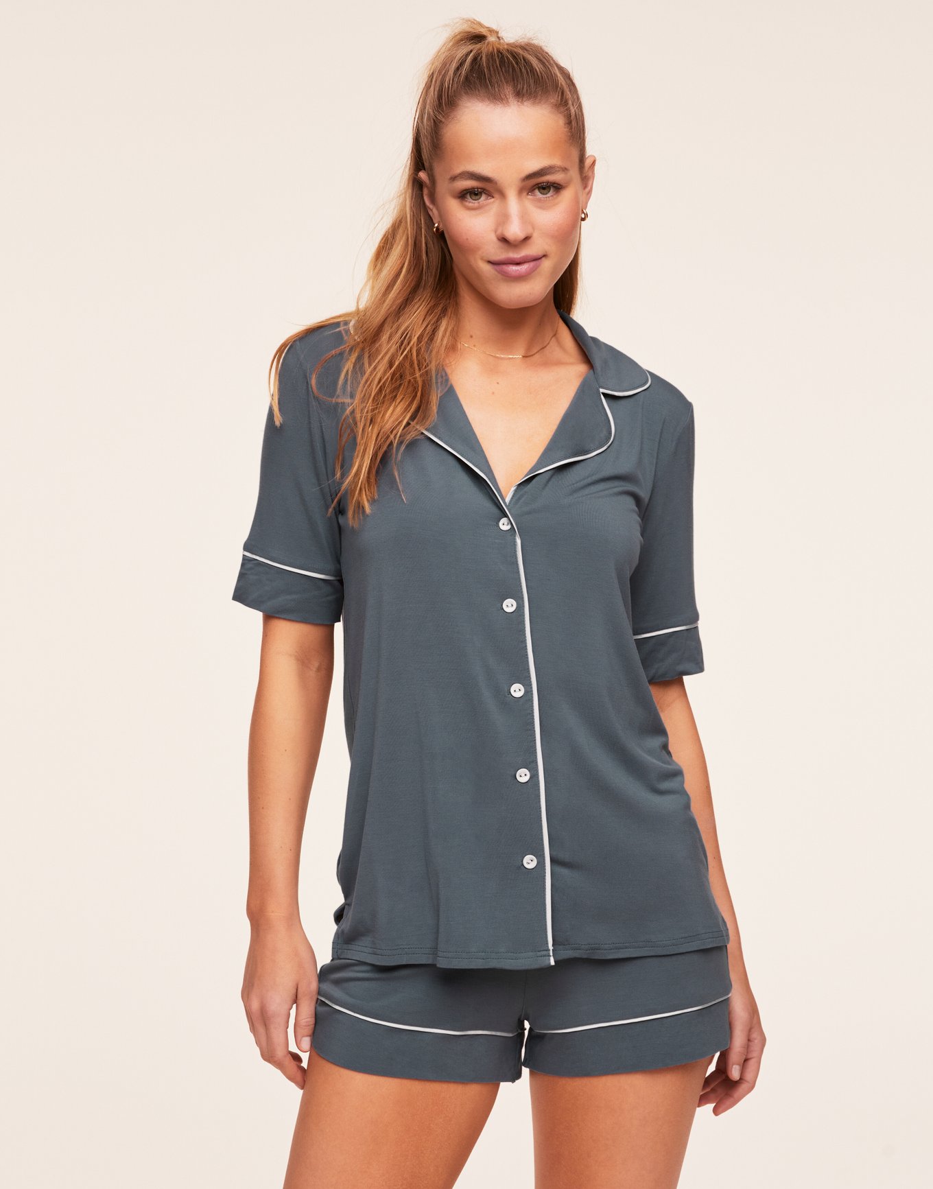 Comprar Lucky Brand Women's Pajama Set - V-Neck Short Sleeve