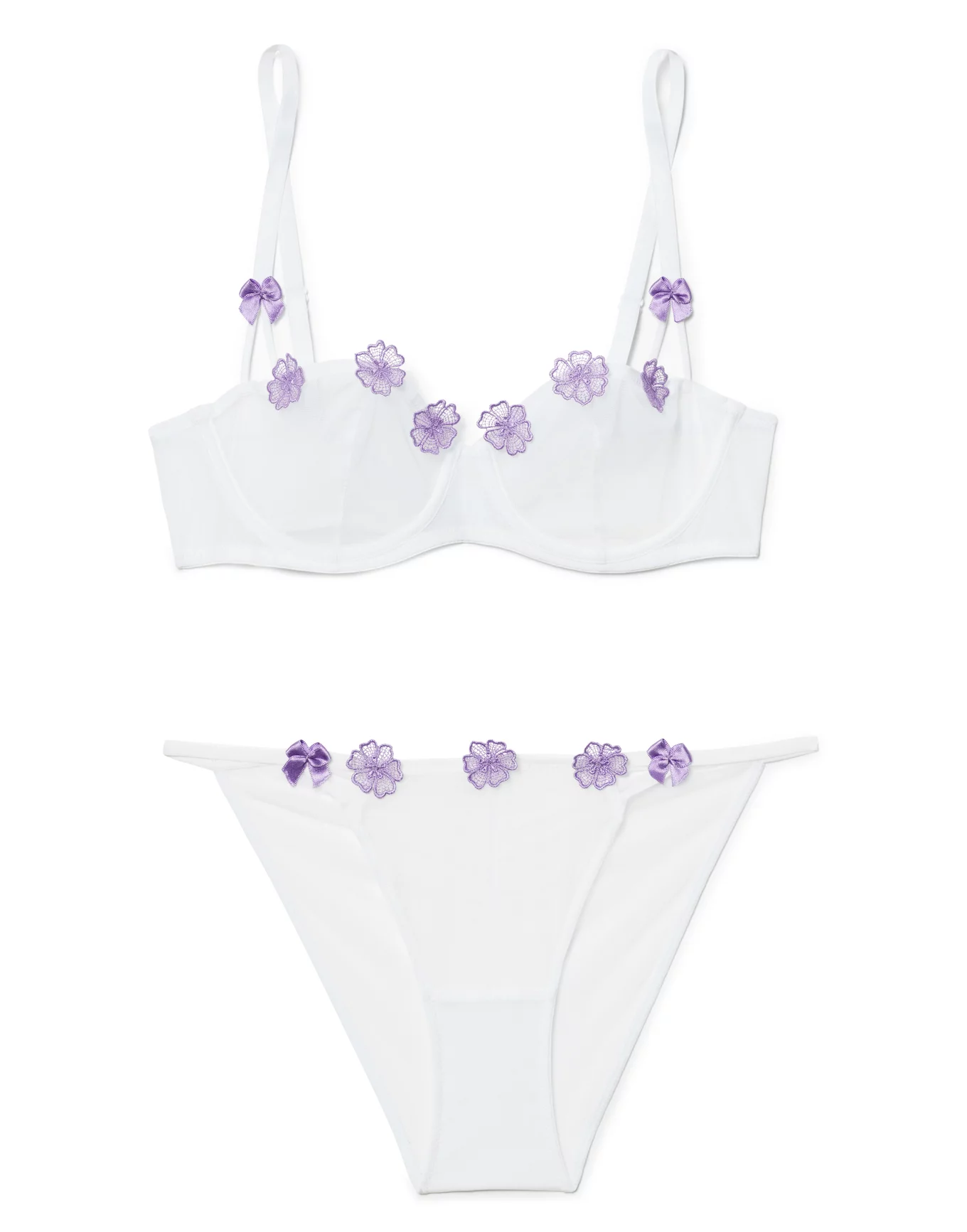 Gynger White Unlined Balconette, L-XL Adore Me, 59% OFF