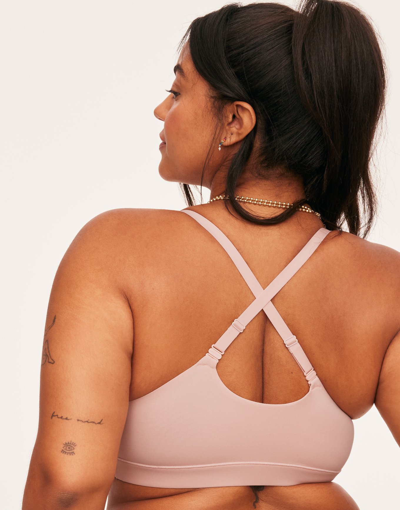 Jenn Medium Pink Plus Wireless Triangle Bralette 0X 2X Adore Me