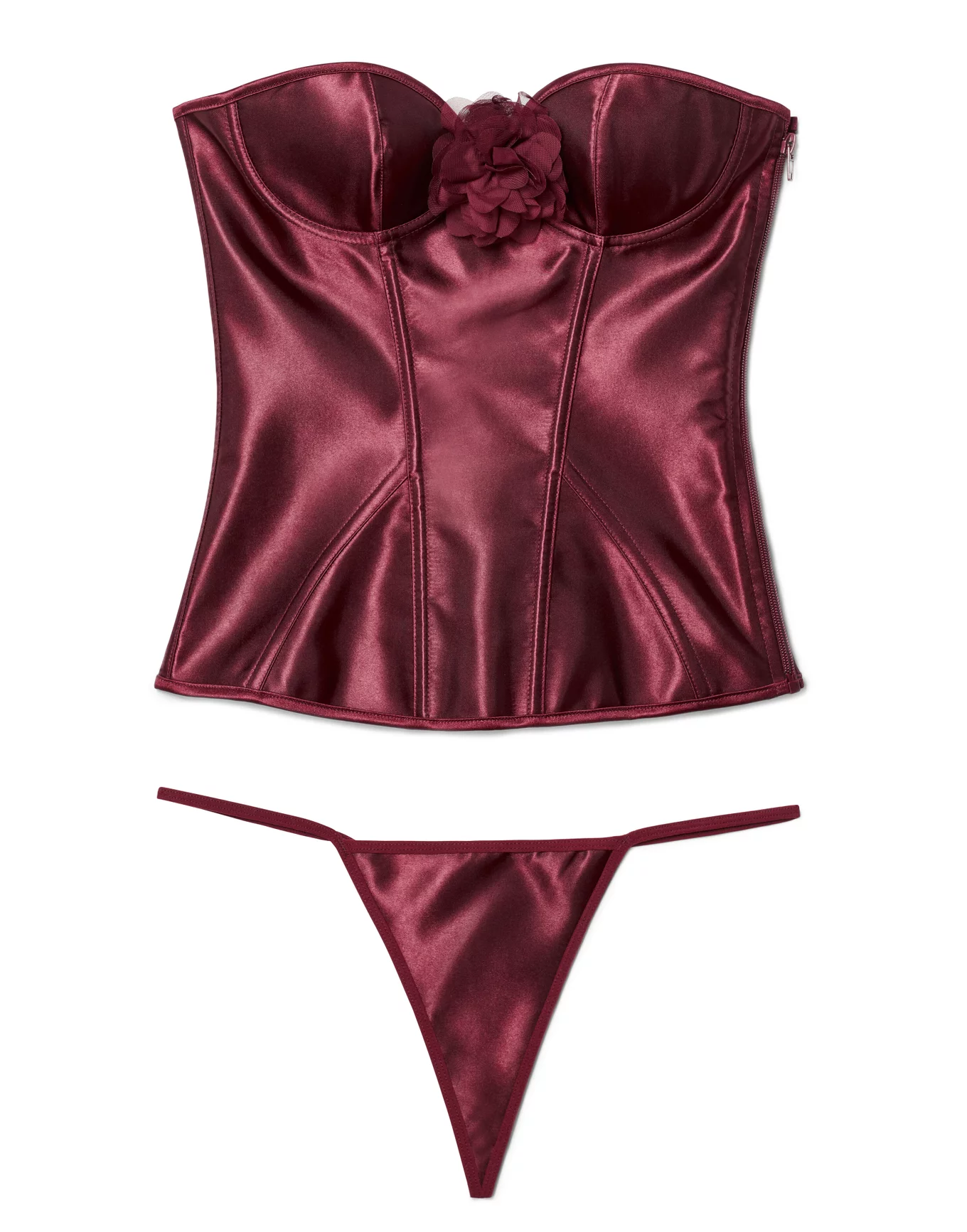 Mila Bodysuit - Red – Lounge Underwear