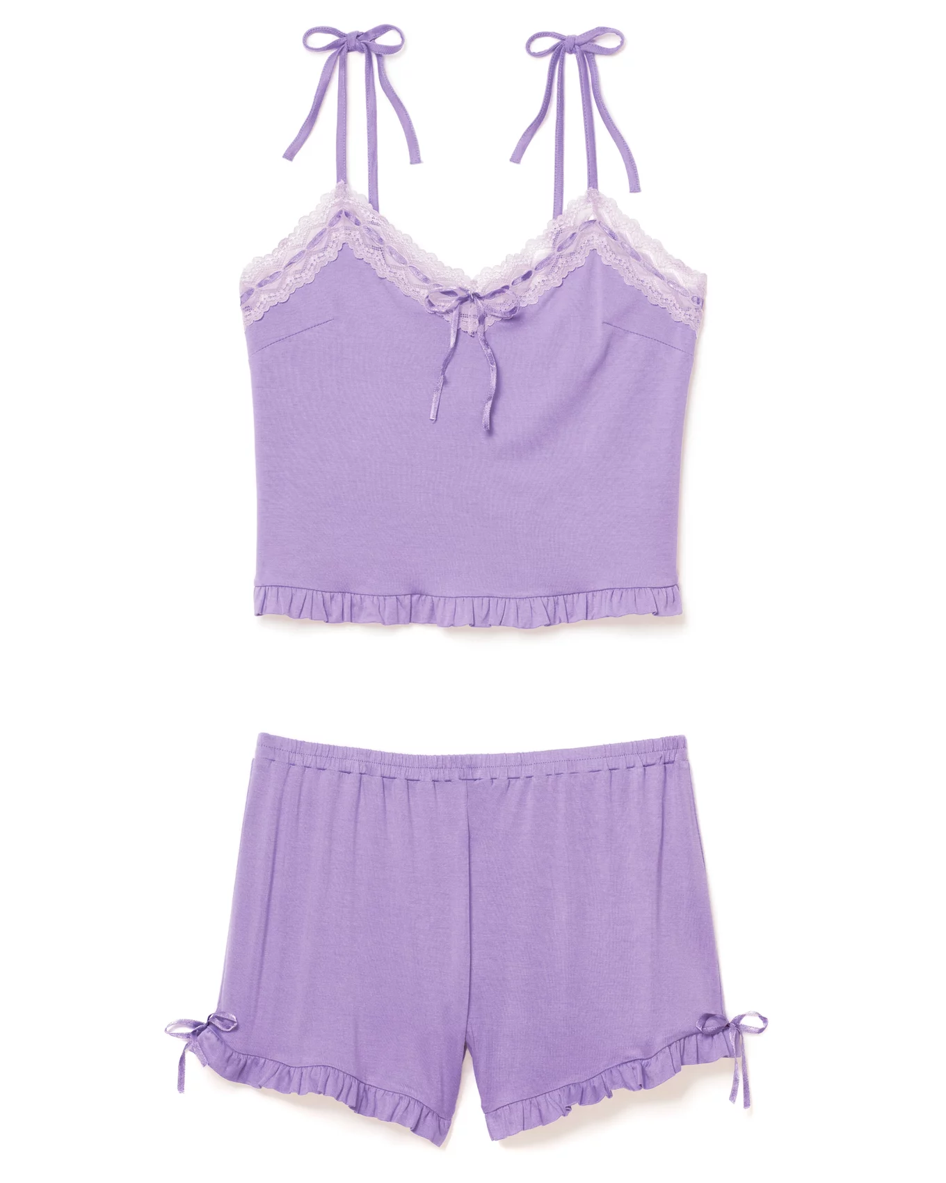 Women's Lingerie Cami and Shorts Set - Auden™ Purple S