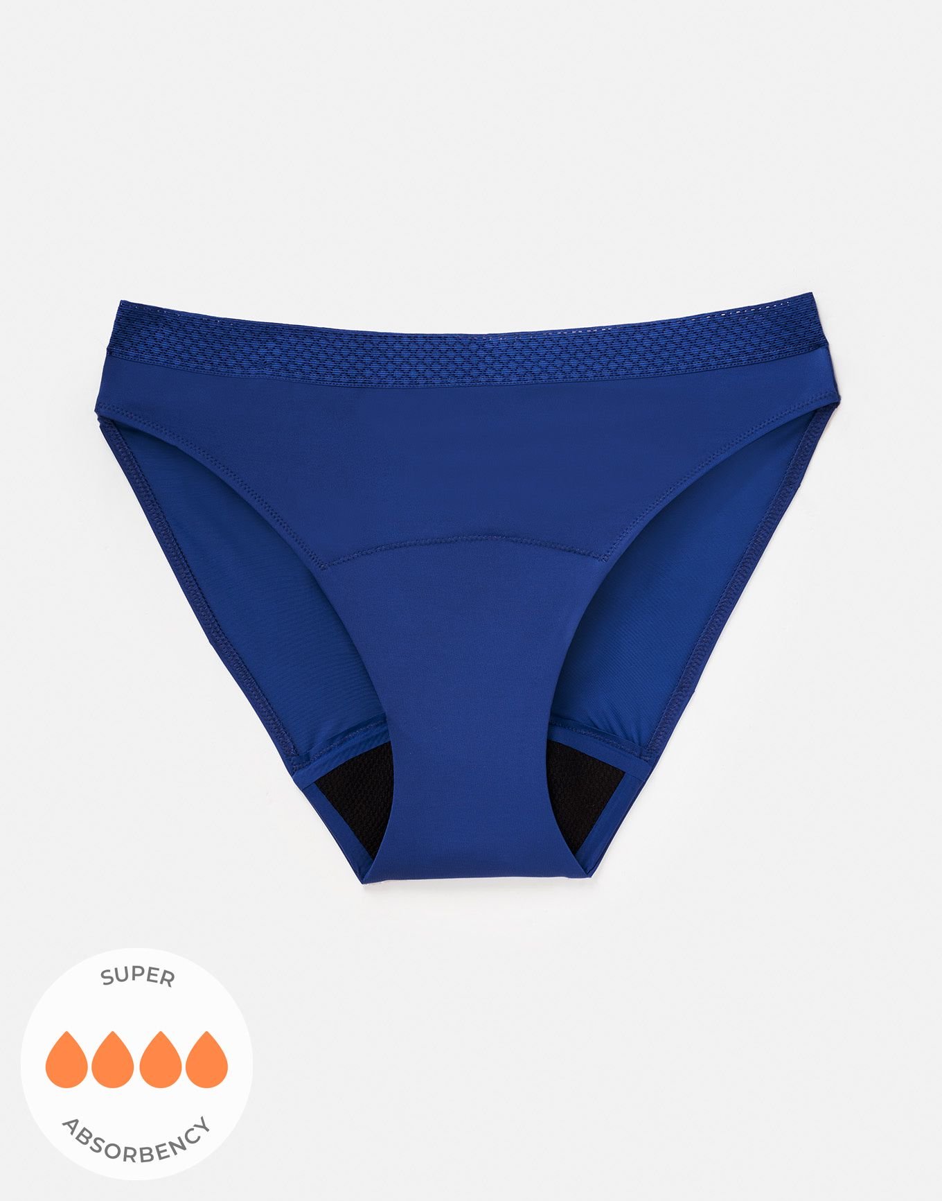 ビキニ AGNEL Joy Bikini Panty Blue Katelin Bikini Dark Blue Plus Period Panties, 0X-4X | Adore Me