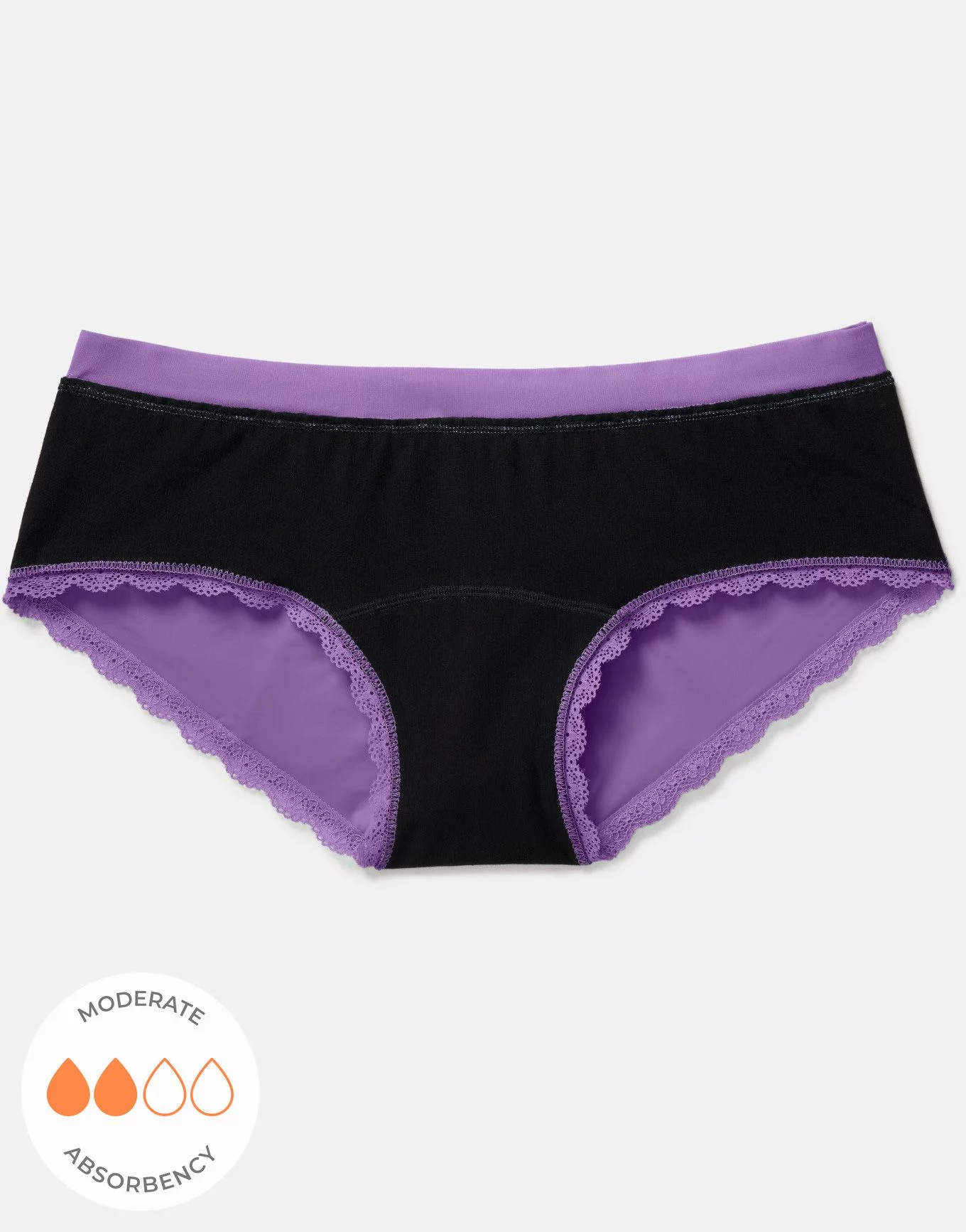 Olivia Hipster Dark Purple Plus Period Panties