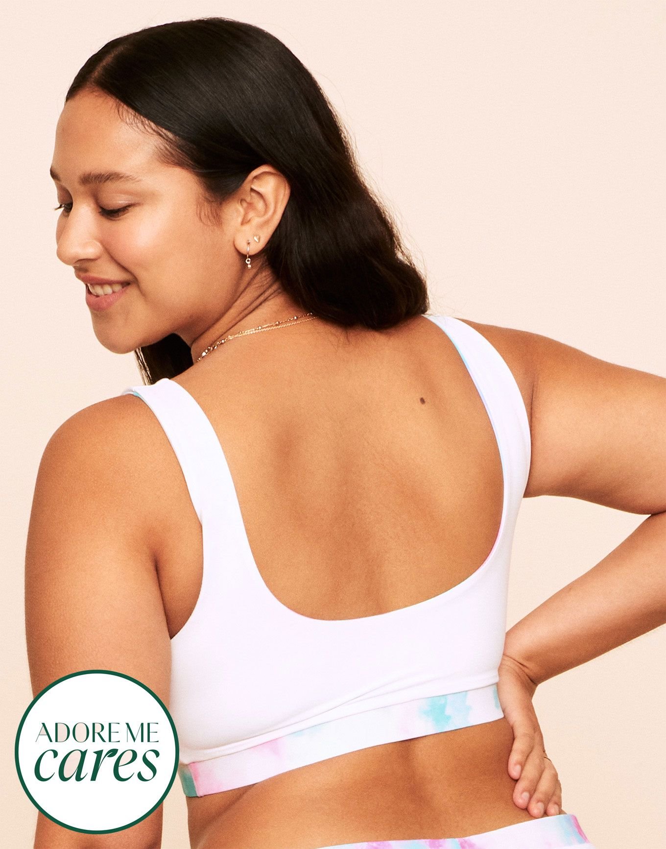 Rivka Reversible Square Necktop Bralette Swim Top