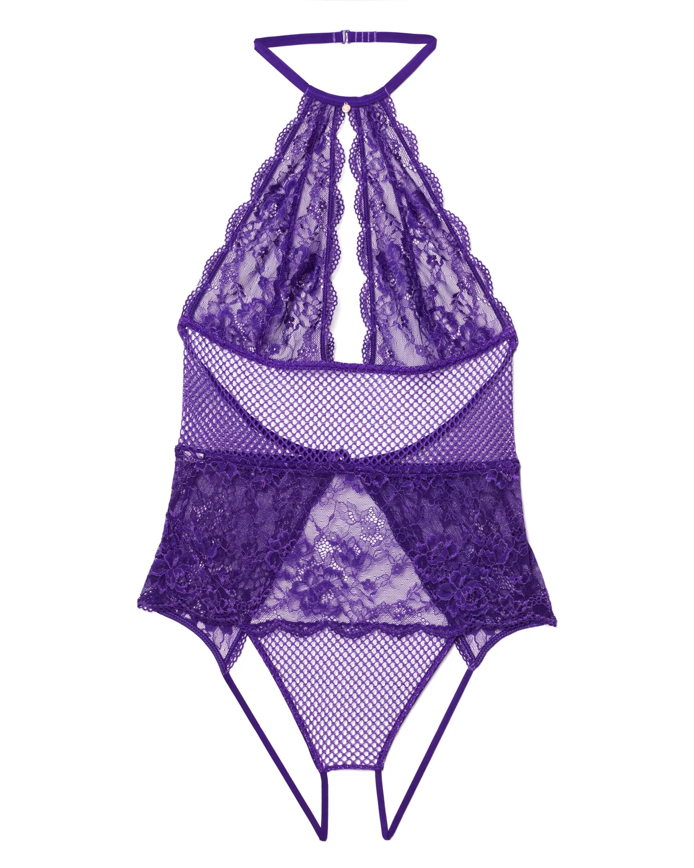 Gilda Dark Purple Bodysuit, XS