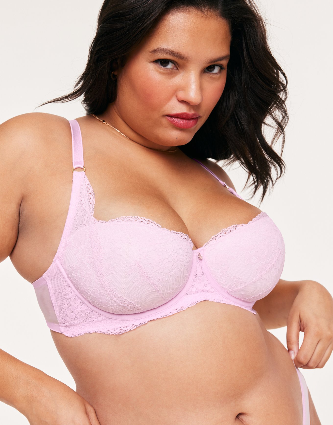 Bonnie Medium Pink 2 Plus Contour Balconette, 38DD-46DDD | Adore Me