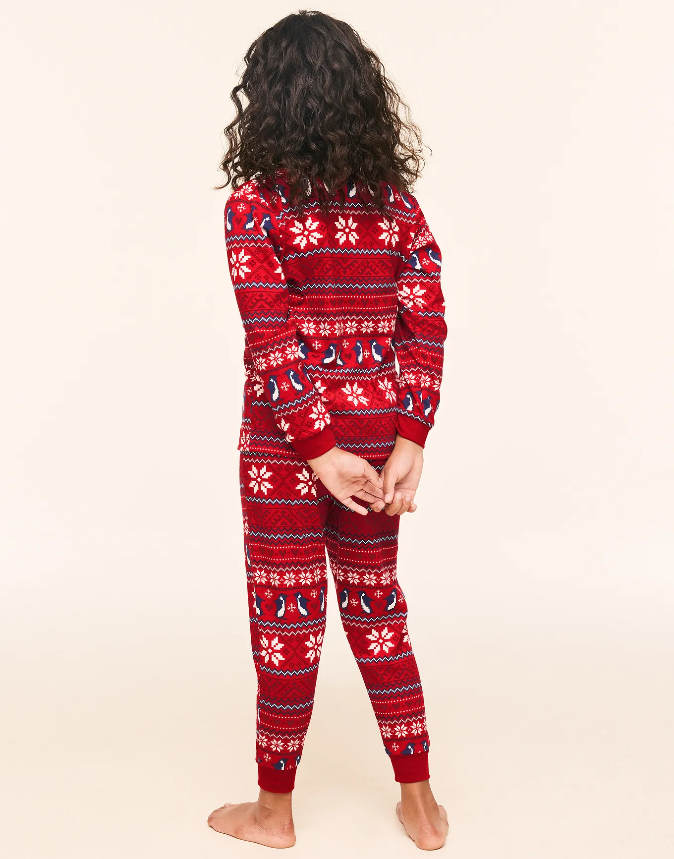 Red Pj Pattern Childrens PJ Novelty Red, 5T-14 | Adore Me
