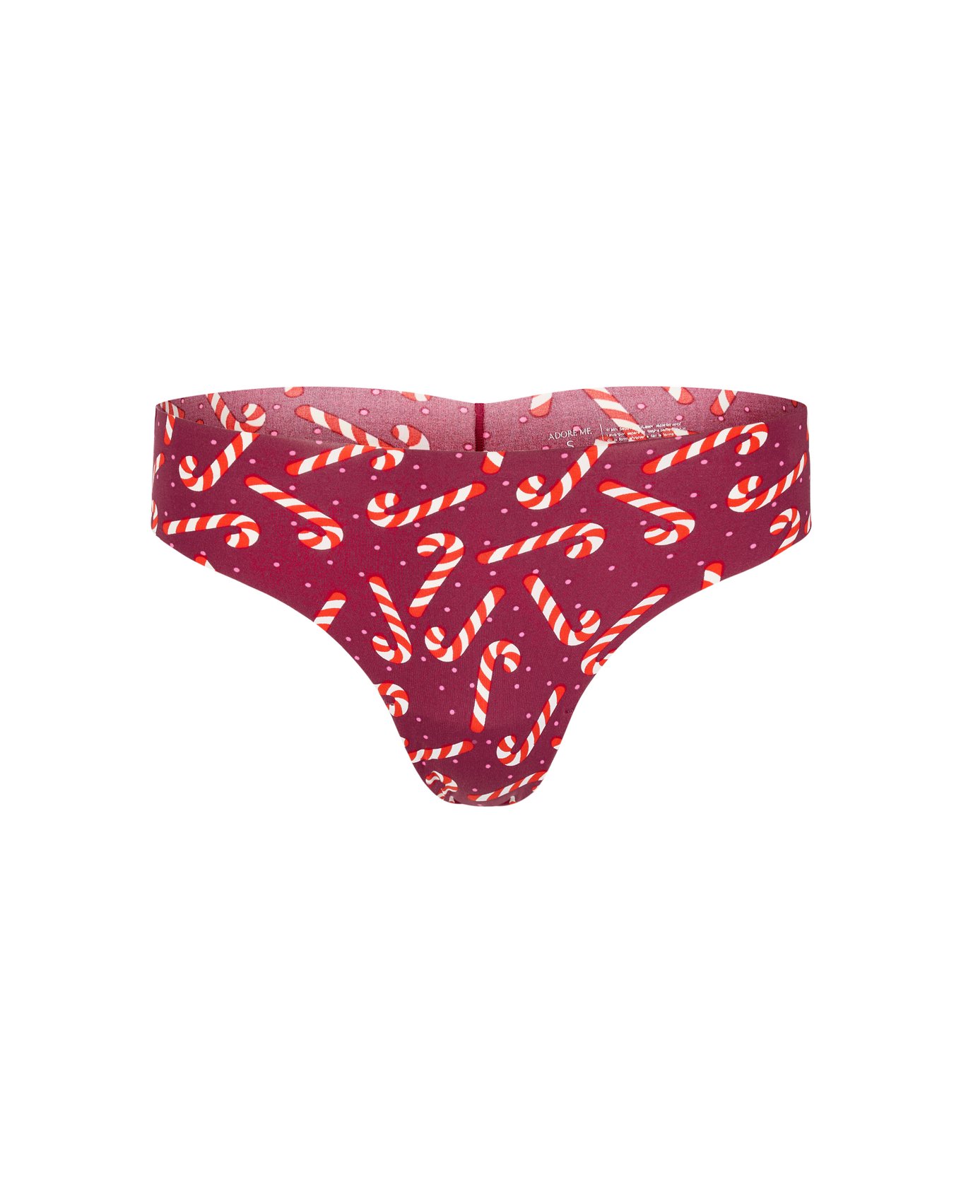 Francine Invisible Pack Thong Novelty Red Plus Thong (Pack of 3