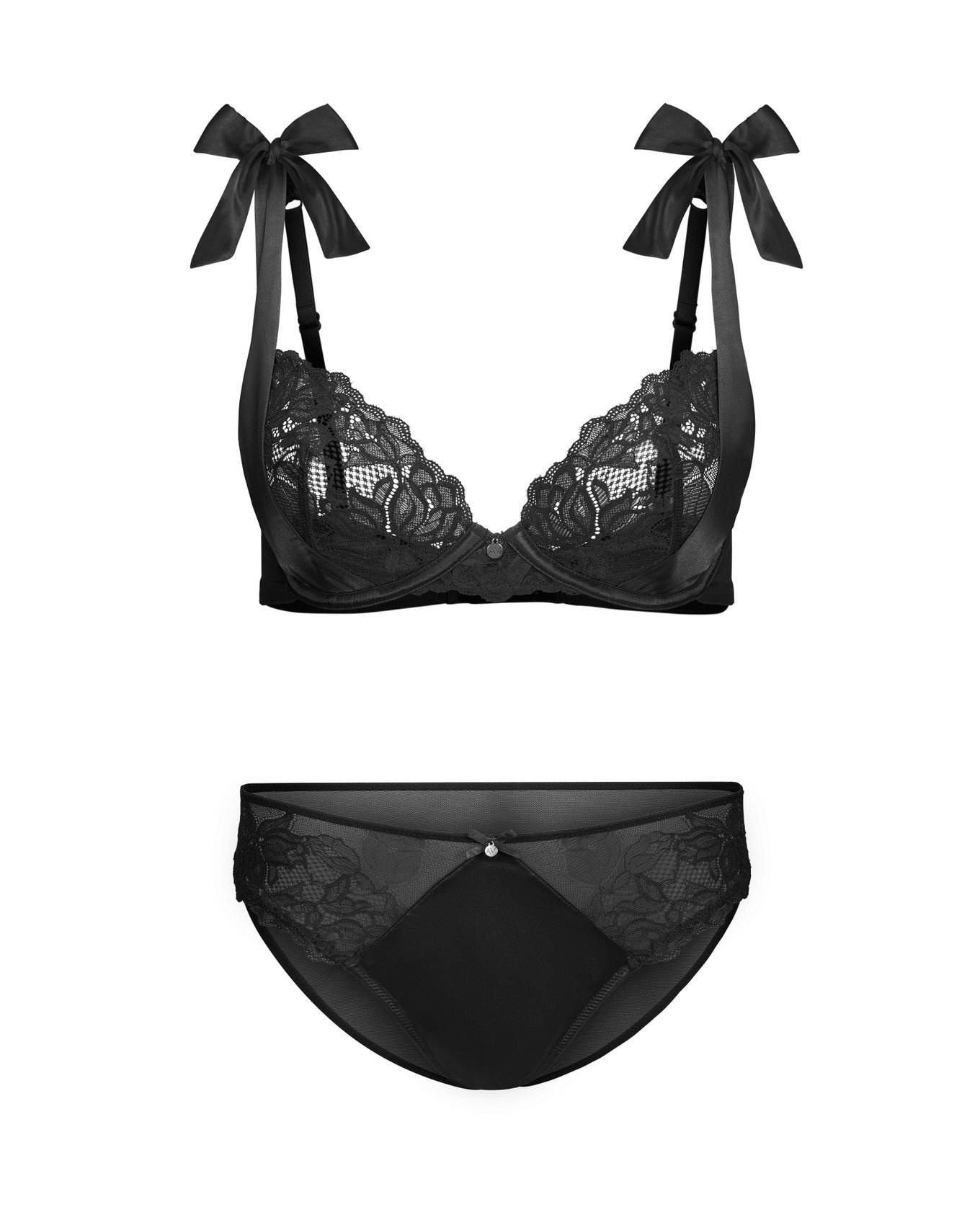 Moxie Black Unlined Demi, 32A38DD Adore Me