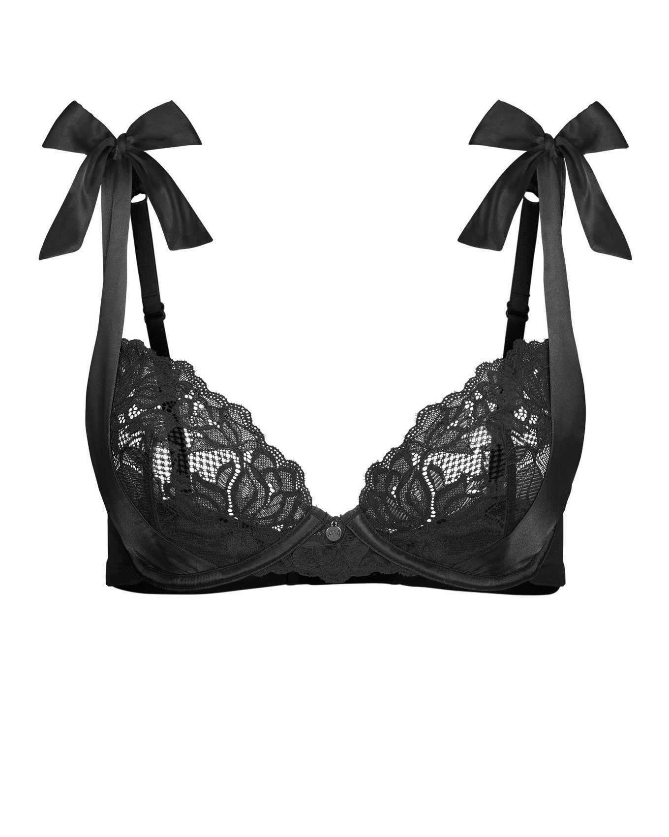 Moxie Black Unlined Bra, 30A-38DD | Adore Me