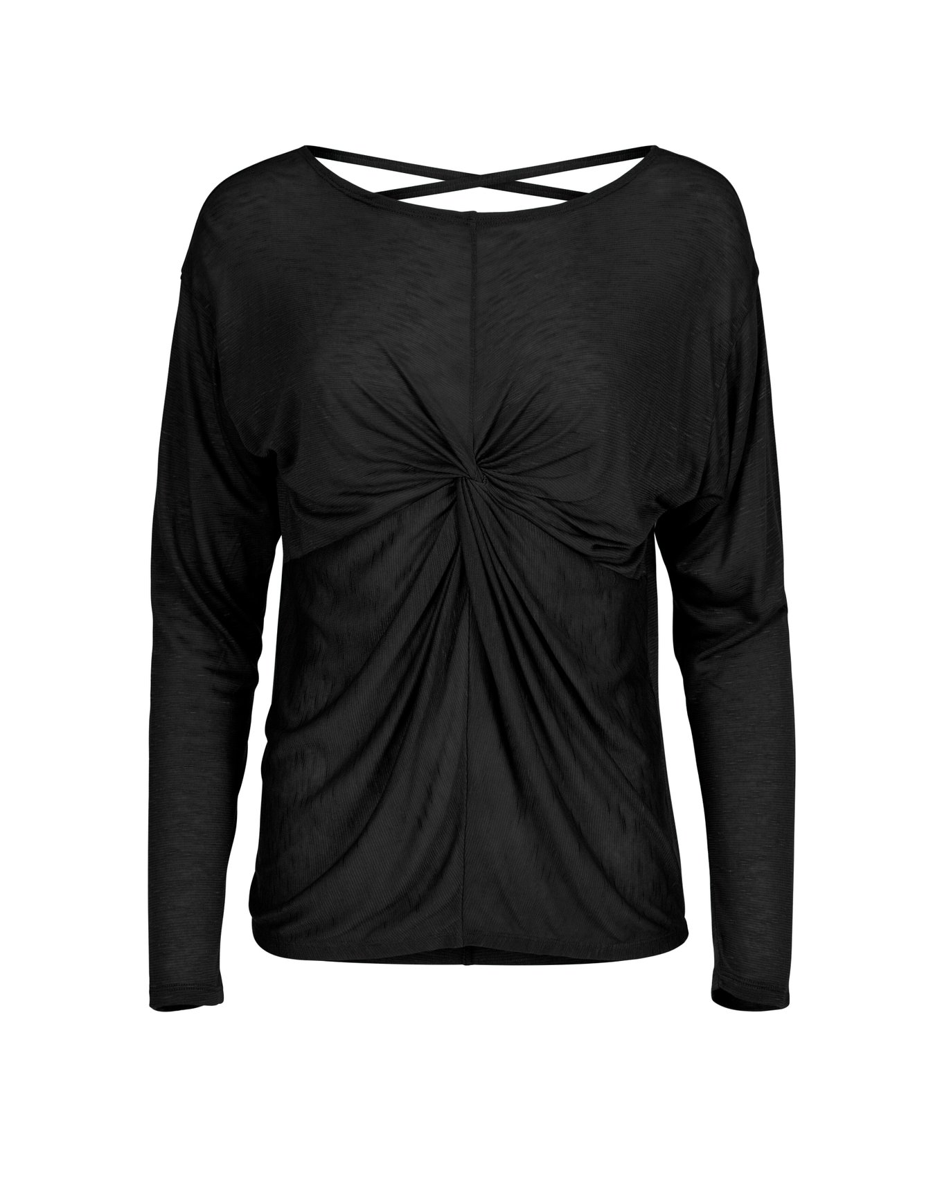Mallory Black Long Sleeve Active Top, XSXL Adore Me