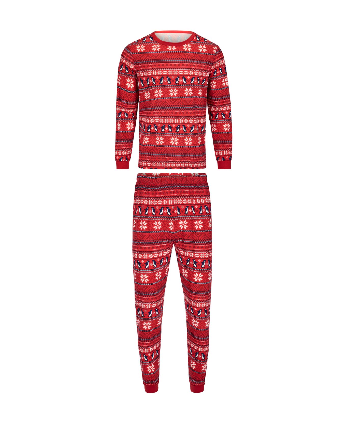 Mens PJ Novelty Red