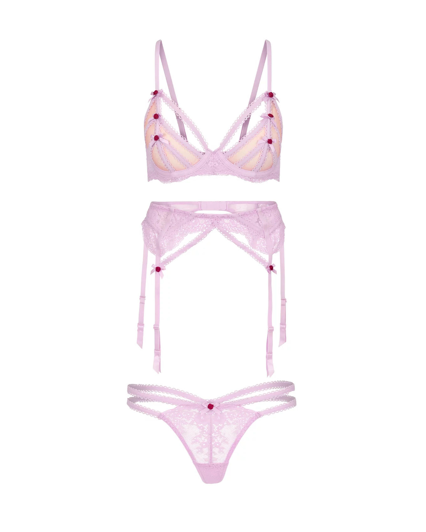 Aziza Medium Purple Unlined Plunge | Adore Me