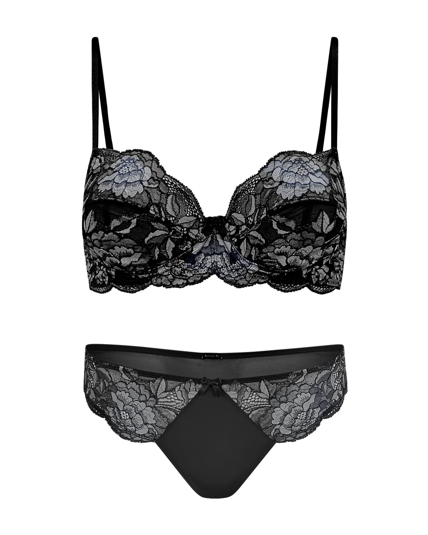 Chelsi Black Unlined Demi, 32A-38A | Adore Me