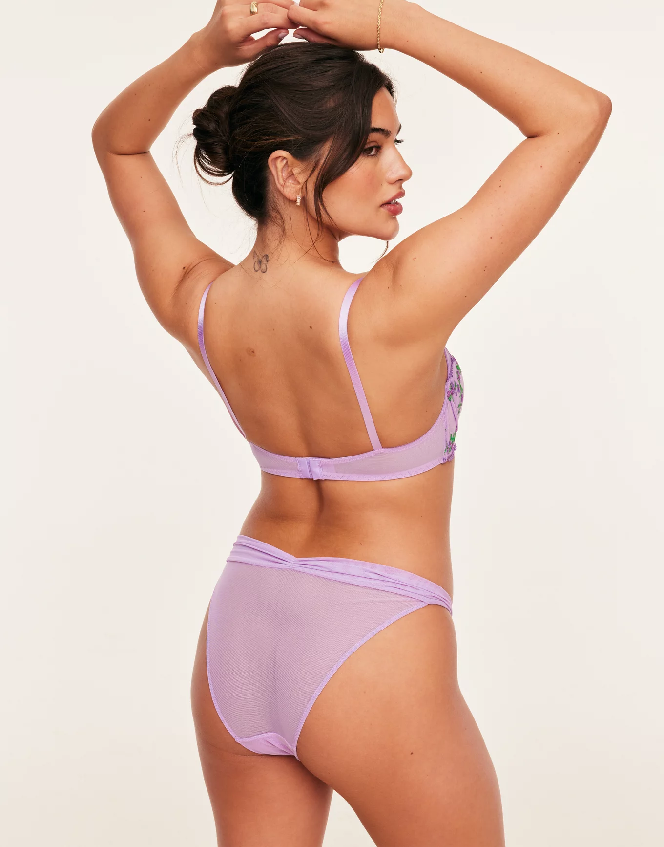 Sophy Medium Purple Balconette with Removable Push Up Cookies