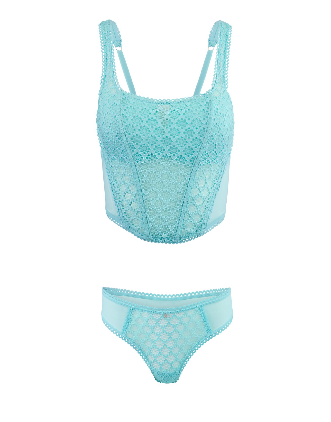 Roxi Medium Blue Contour Scoop Bustier, 30A-38DD | Adore Me