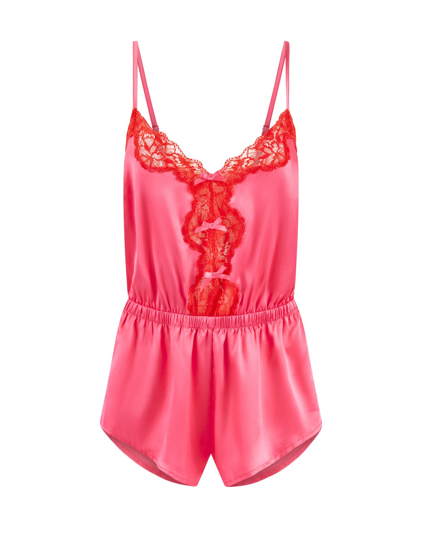 Cilla Dark Pink Romper, XSXL Adore Me