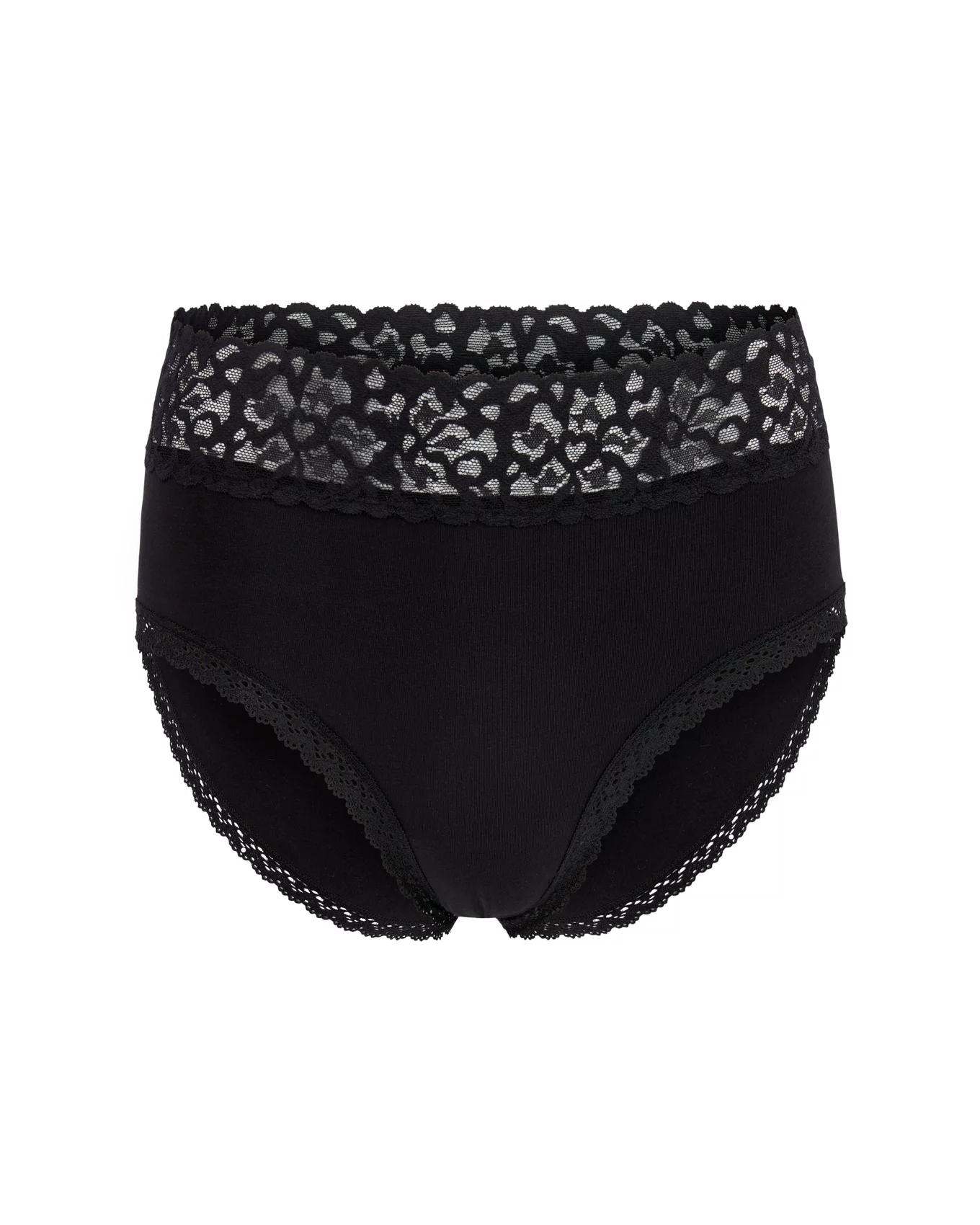 Coleen High Waisted Black High Waisted Panty, XS-M | Adore Me