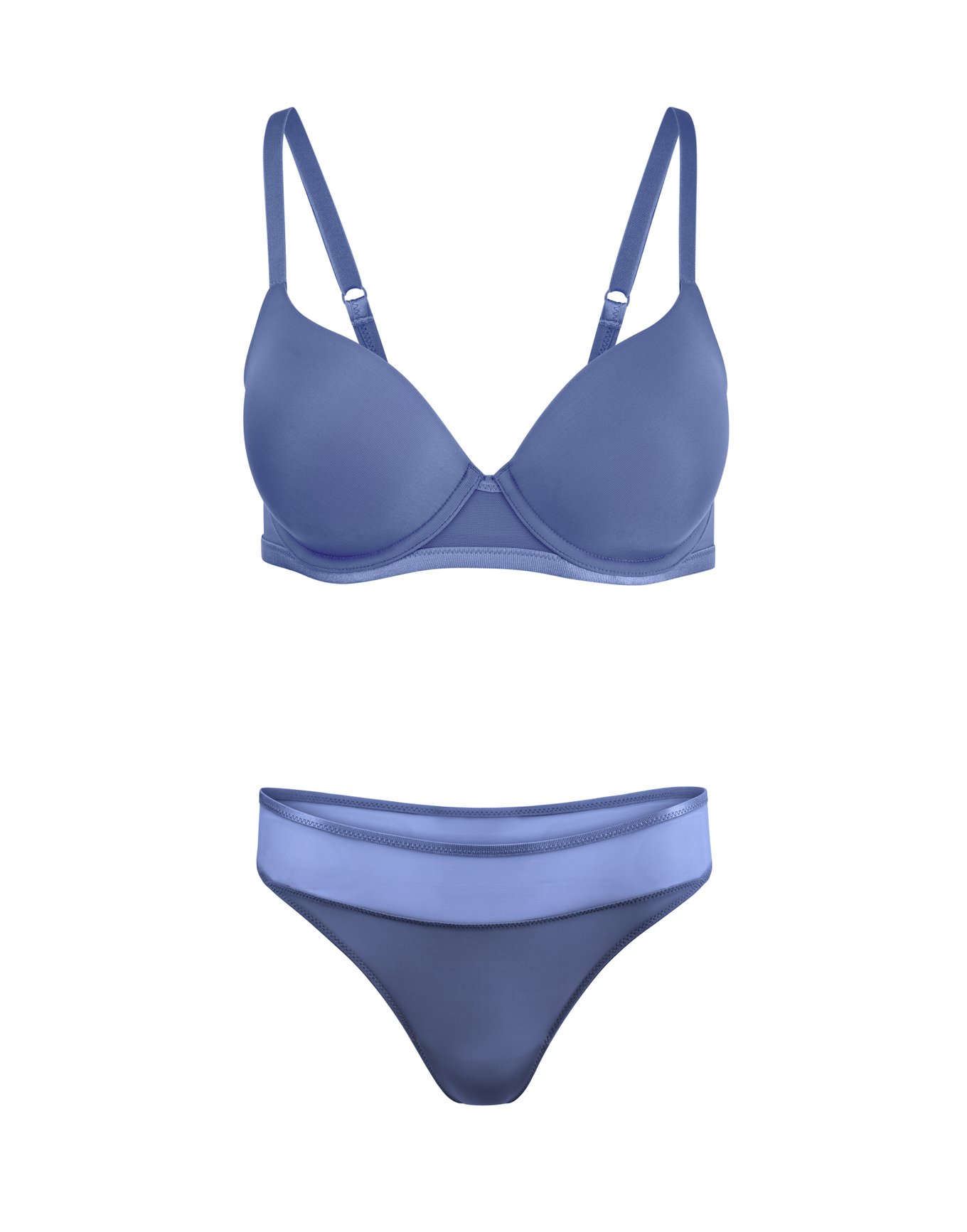 Fallon Dark Blue Contour Full Coverage, 32B-36C | Adore Me