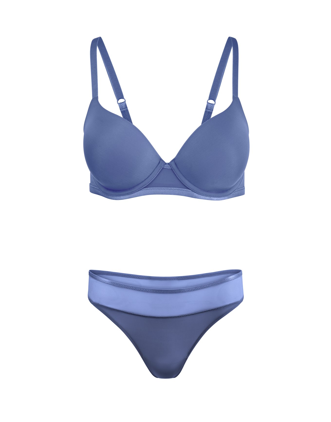 Fallon Dark Blue Plus Contour Full Coverage | Adore Me