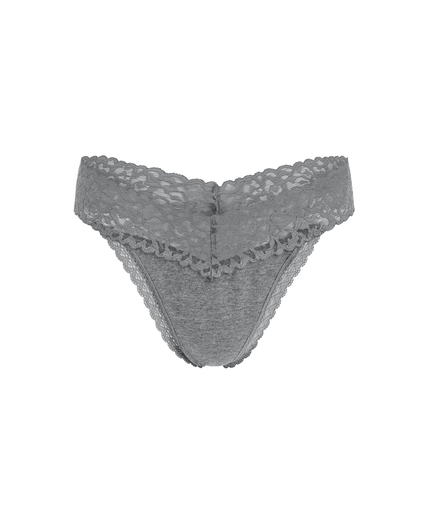 ◆AGNEL◆ Tom Bikini Panty Gray Superchill Cotton Rib String Bikini Underwear