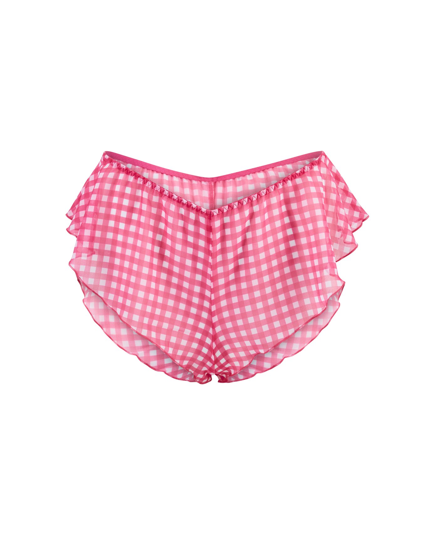 Graciela Cheeky Plaid Pink Flutter Panty S Xl Adore Me 3133