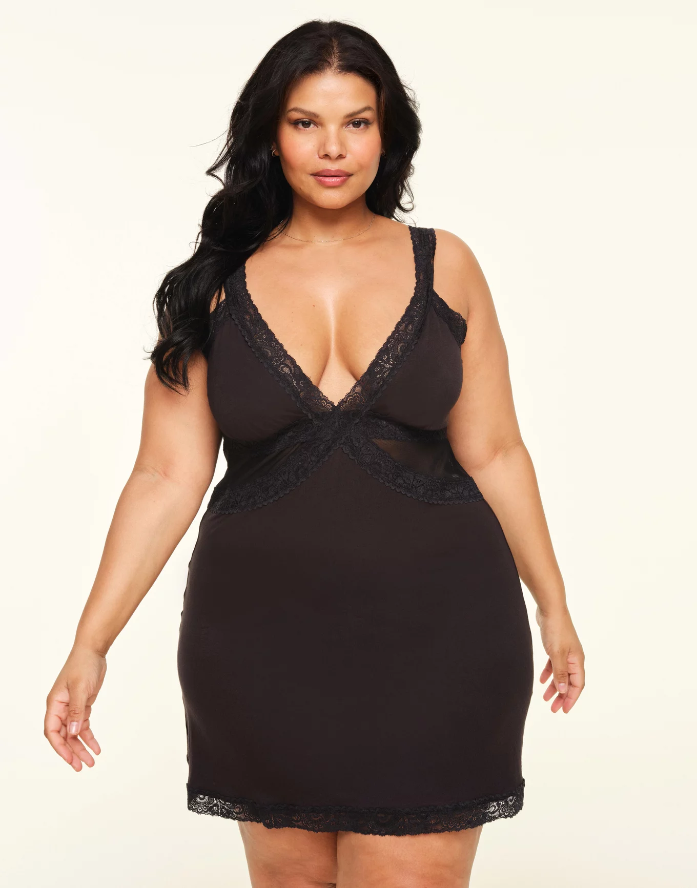 Primrose Black Slip, XS-4X | Adore Me Primrose Black Slip, XS-4X | Adore Me