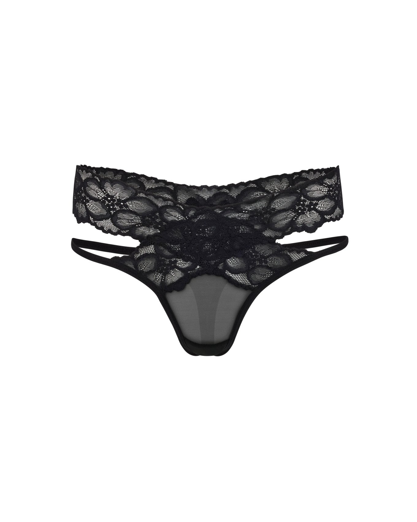 LGB THONG ➕ FORBIDDEN FRUIT BLK Doreanse 1326-Space Black Flashy G-String Thong (as1, alpha
