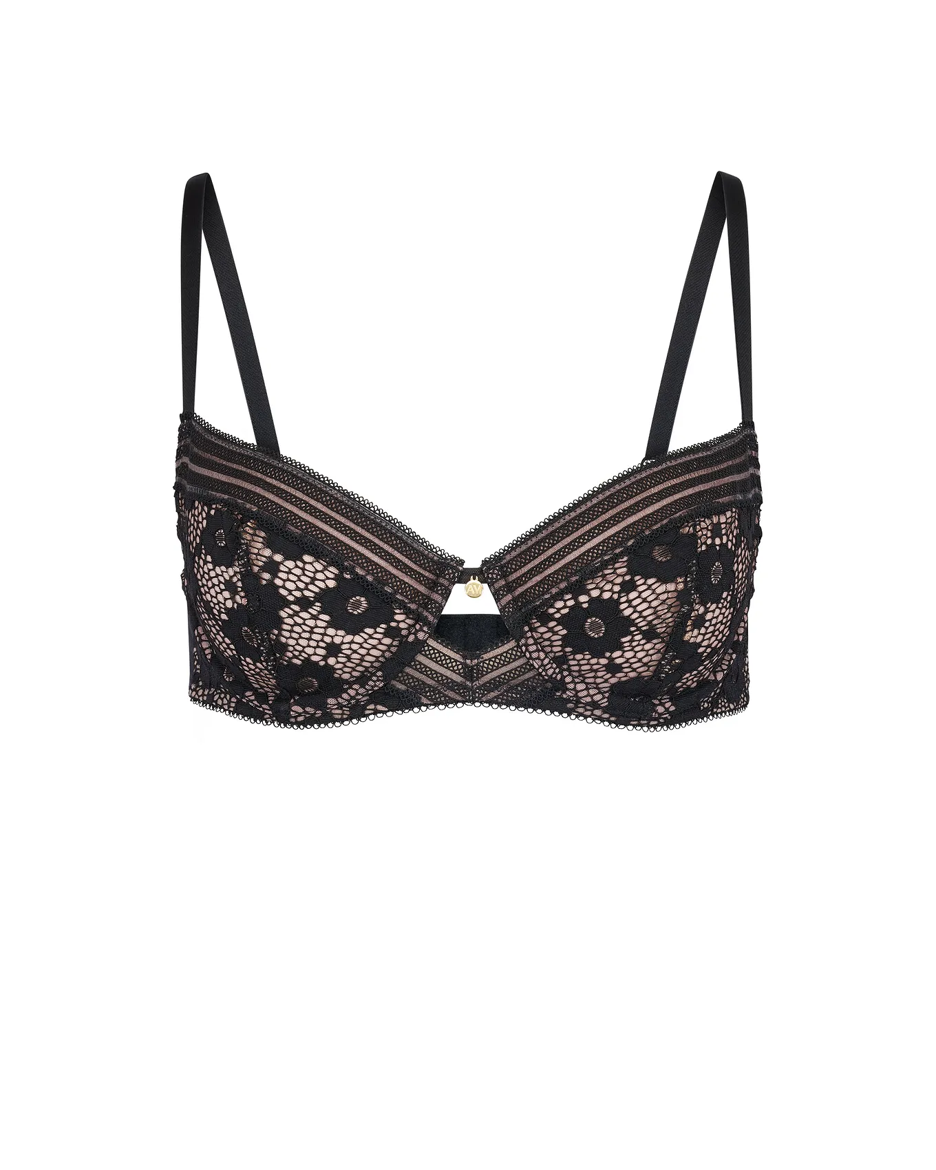 Adore Me 46DDD No underwire Winona Black Unlined Bra, 30A-46DDD | Adore Me main image 3