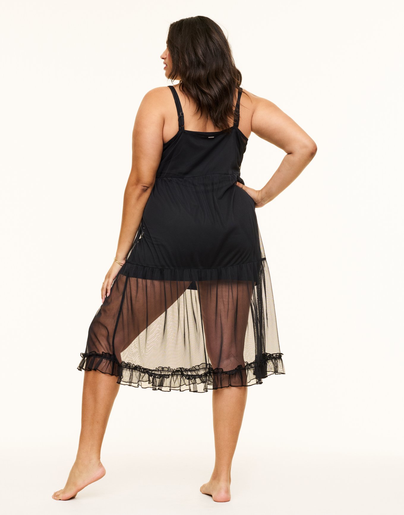 Kaycee Black Plus Slip, 1X 4X Adore Me