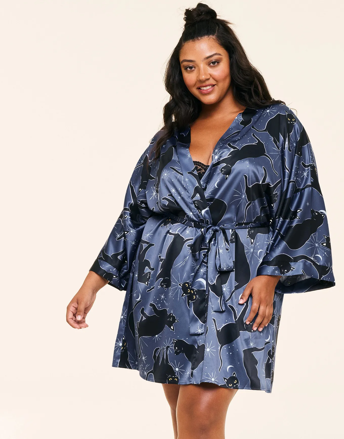 Izabella Convo Blue Robe, XS-4X | Adore Me