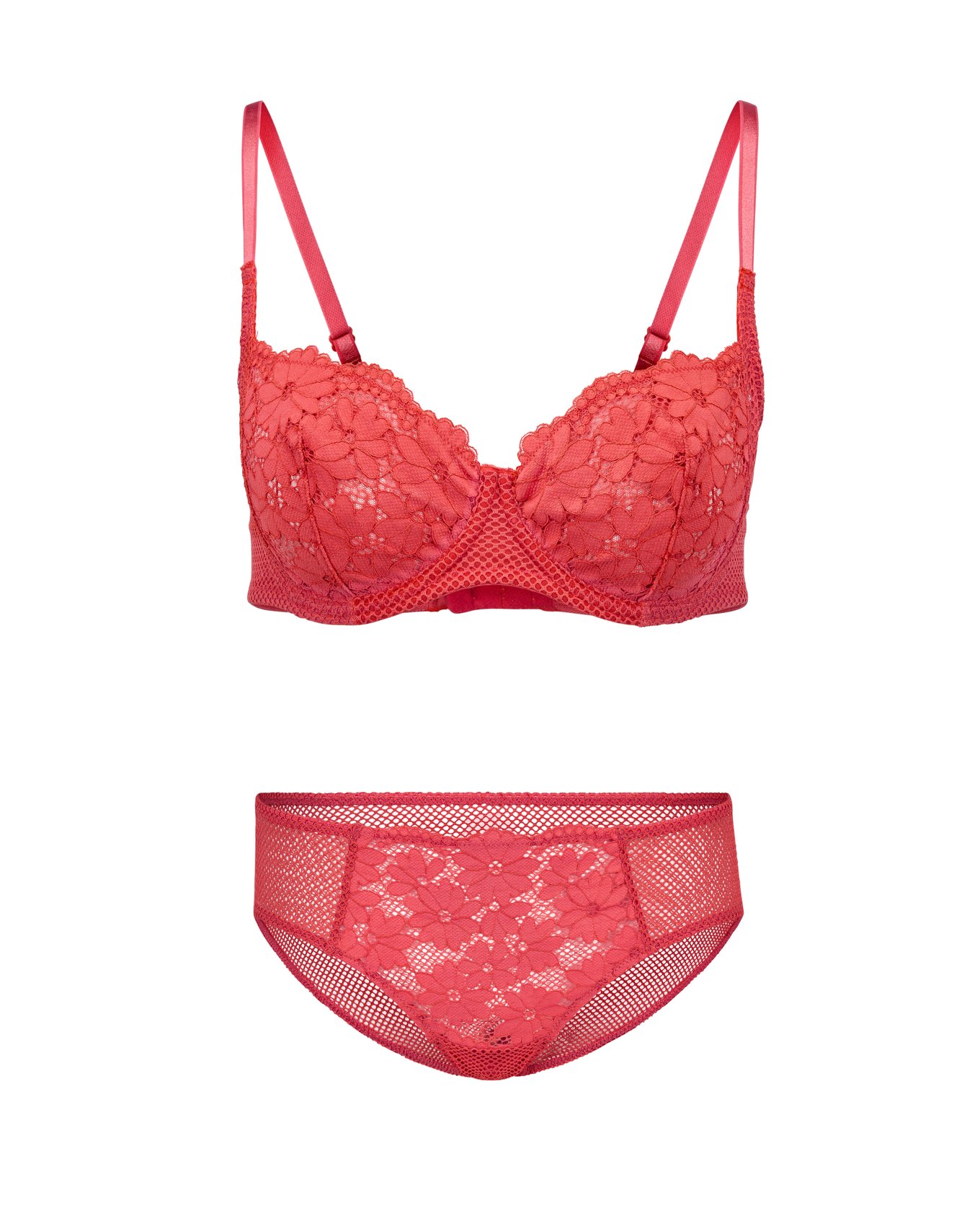 Roxanne Dark Red Plus Unlined Balconette, 38DD-46DDD | Adore Me