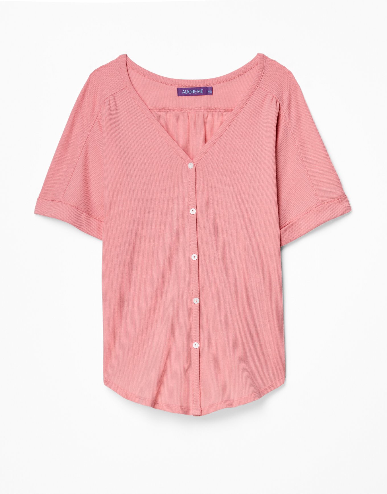 Front Tie 3/4 Sleeve Top