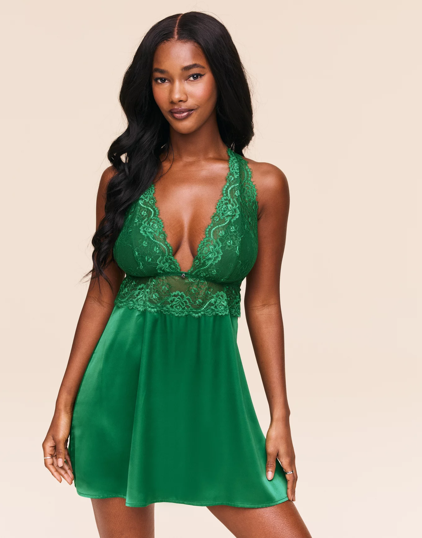 Galilea Dark Green Slip, XS-4X | Adore Me