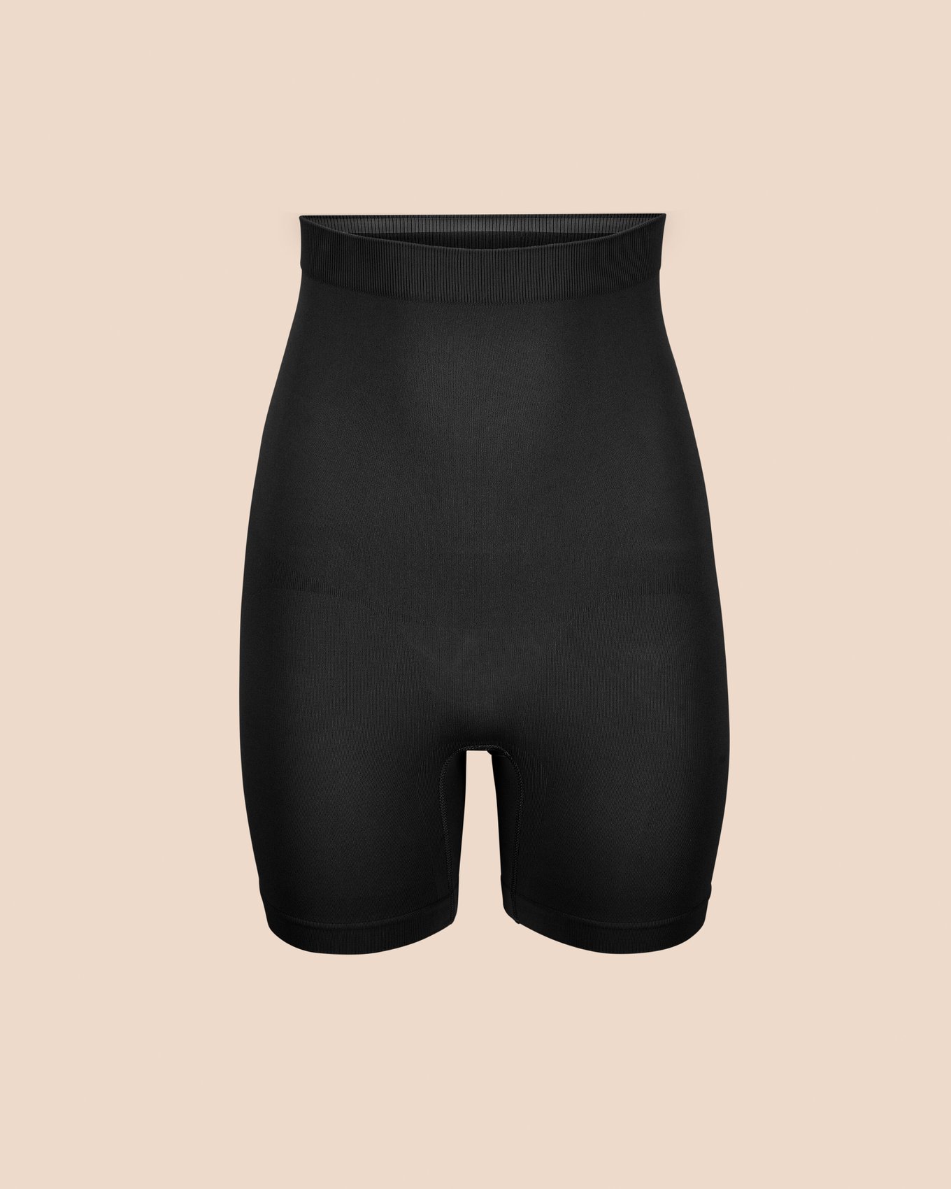Reece Black Plus High Waisted Short, 1X/2X-3X/4X | Adore Me