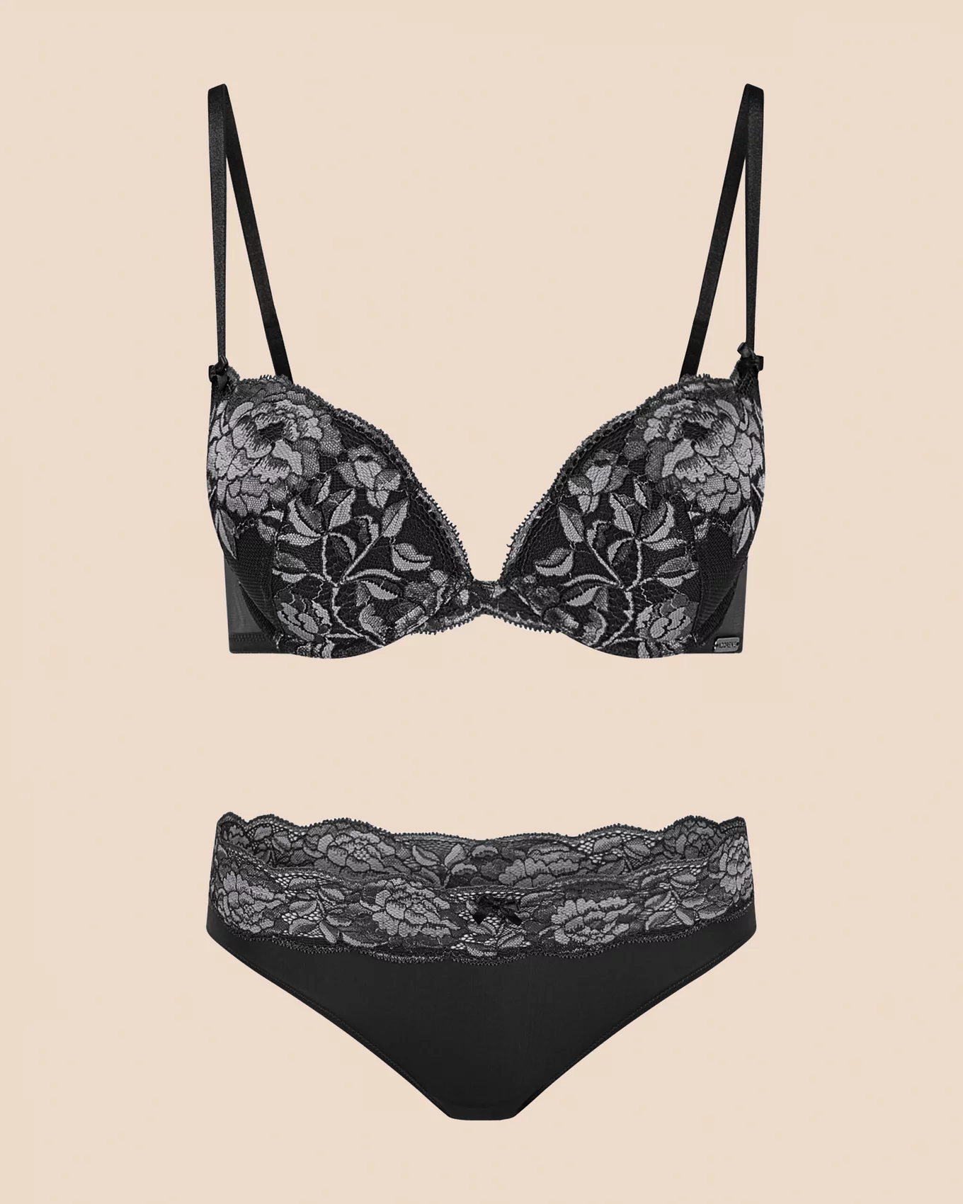 Jaya Black Push Up Plunge, 34A-38DD | Adore Me
