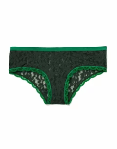 Shadowplay Lace Cheeky Panty in Green