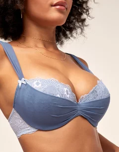 Adore Me Padded Underwire Strappy Detail Push Up Bra Size 32D #C3147 