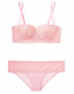 Adore Me Women's Nymphadora Balconette Bra 40c / Coral Blush Pink. : Target