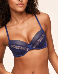 Andrelisa Dark Red Contour Balconette, 32A-38D