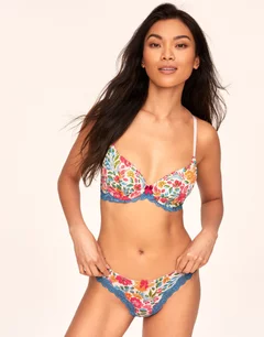 Kati Floral White 3 Contour Demi