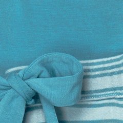 Clair Iced Aqua/ Delphinium Blue YD Stripe